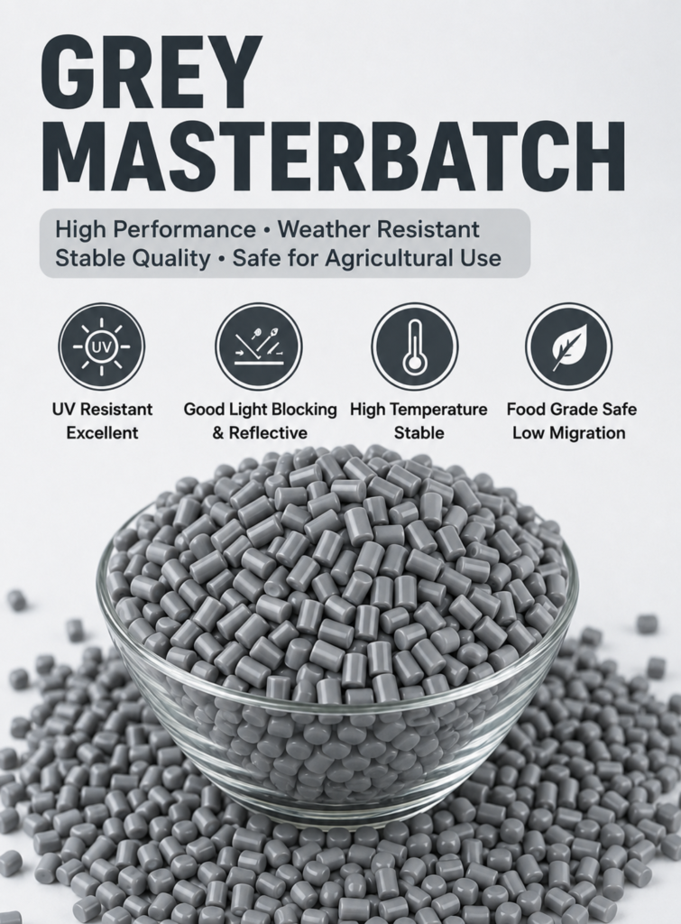 Gray color masterbatch