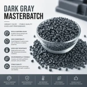 Dark gray masterbatch