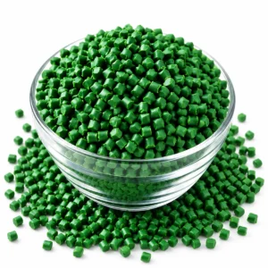 Deep green masterbatch pellets for pipes, packaging, toys and household plastic products