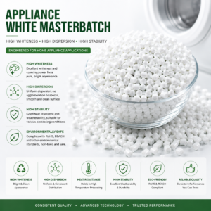 Masterbatch blanco para electrodomésticos