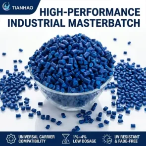 Dark blue masterbatch