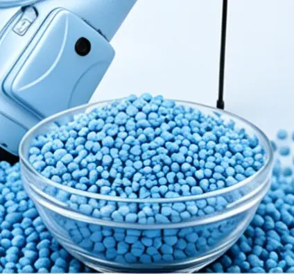 Sky blue masterbatch
